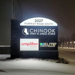 Chinook Foot & Ankle - Backlit Signage Lethbridge