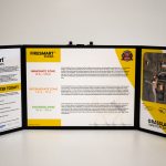 Lethbridge Tri Fold Signs for Trade Show. Lethbridge Signs